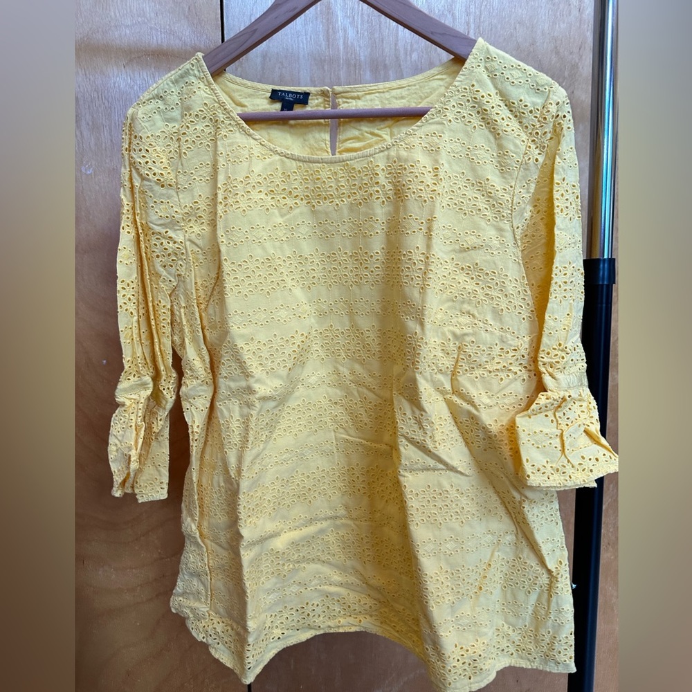 100% Cotton Light Yellow Summery Top